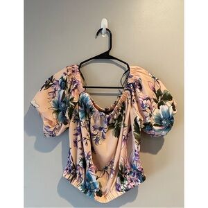 Women’s ‘Forever 21’ floral crop blouse